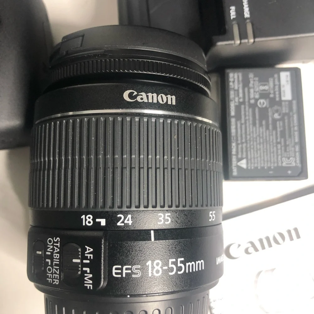 Canon EOS Rebel T7 DSLR Camera with 18-55mm Lens! 24.1 mega pixels!! Camera